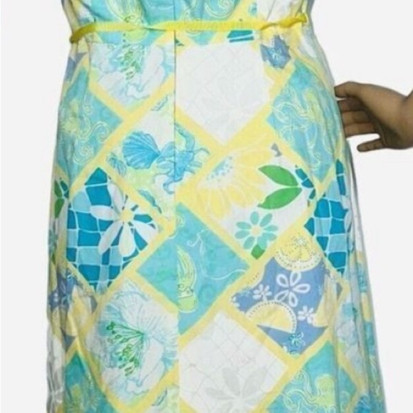 Lilly Pulitzer‎ 90’s Scalloped Strapless with a fun Ocean Themed Dress - Picture 11 of 11